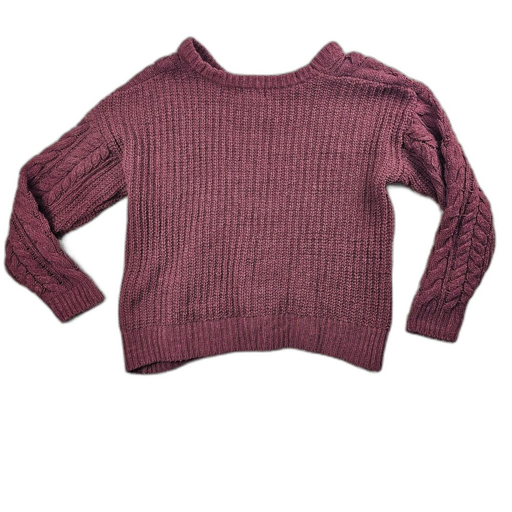 Universal Threads Chunky Cable Knit Pullover Swea… - image 2